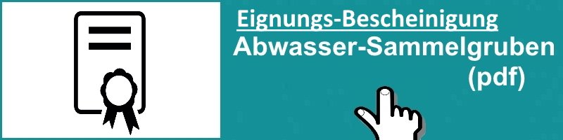 Eigungsbescheinigung-Sammelgruben